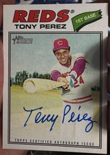 Tony Perez Cards, Rookie Card and Autographed Memorabilia Guide 21