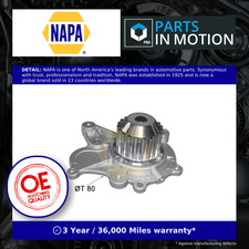 Water Pump fits KIA PRO CEED ED 2.0D 08 to 12 D4EA Coolant NAPA 2510027400 New