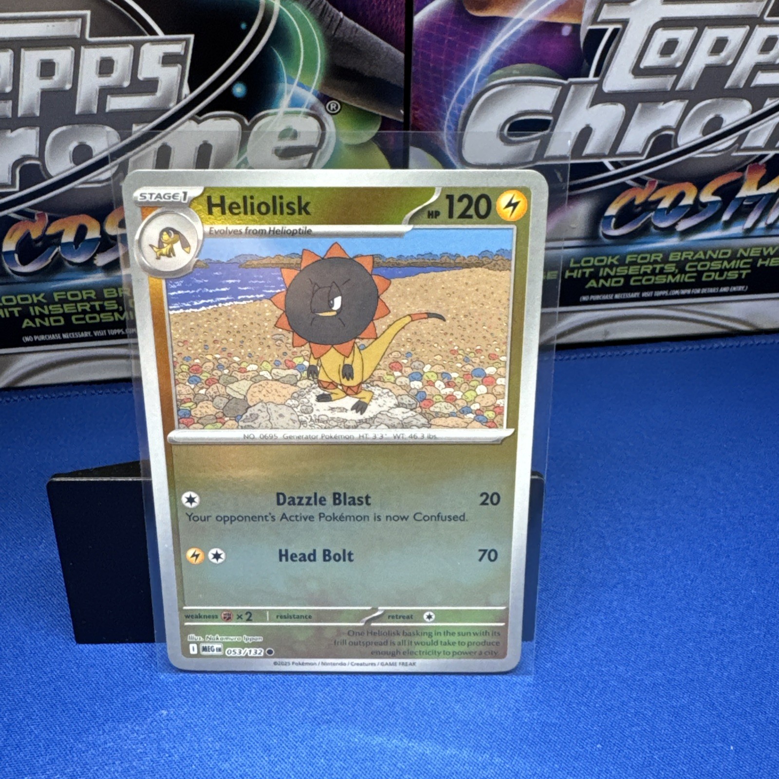 Heliolisk 053/132 Me01: Mega Evolution Reverse Holo
