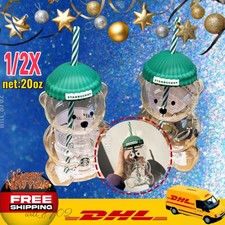 2026 Holiday STARBUCKS New Glass Bear Cold Cu...