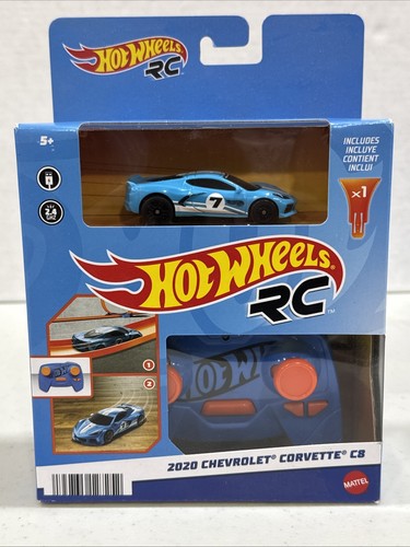 Toy Car, RC C8 Corvette in 1:64 Scale, Remote-Control Vehicle with Controller...