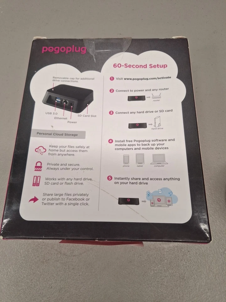 Pogoplug Personal Cloud Storage Backup Access Share From Anywhere - Image 3 of 4