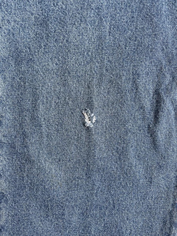 Vintage LL Bean Blue Jeans Mens 42x32 Blue Double L Natural Fit Flannel Lined - Image 3 of 4