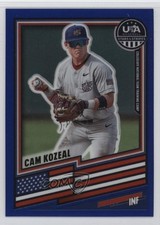 2026 Panini Stars & Stripes Prizm Blue 115/299 Camden Kozeal Cam #75 0xr1