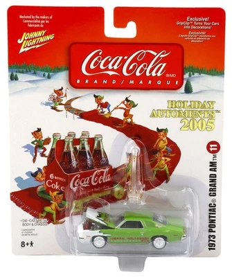 1:64 Johnny Lightning 1973 Pontiac Grand Am Holiday Automents 2005  Coca Cola Br - Bild 1 von 2