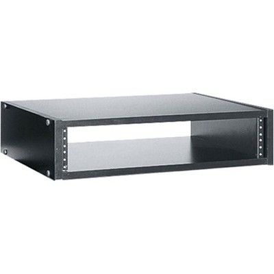 Middle Atlantic 2HE Rack 16'' tief Holz Studio Rack, schwarz