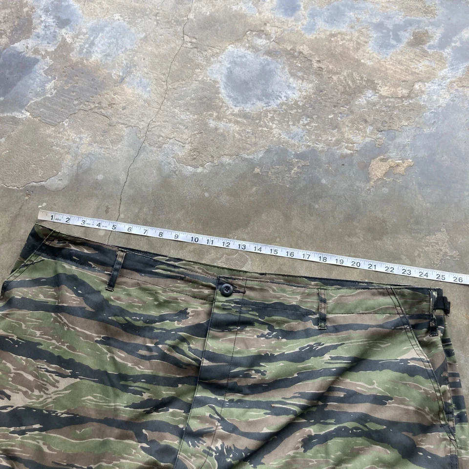 Pantalones Cortos BDU Vintage Tiger Stripe 3XL XXXL Ejército Grunge Exterior Carga Rothco Foto 2 de 4