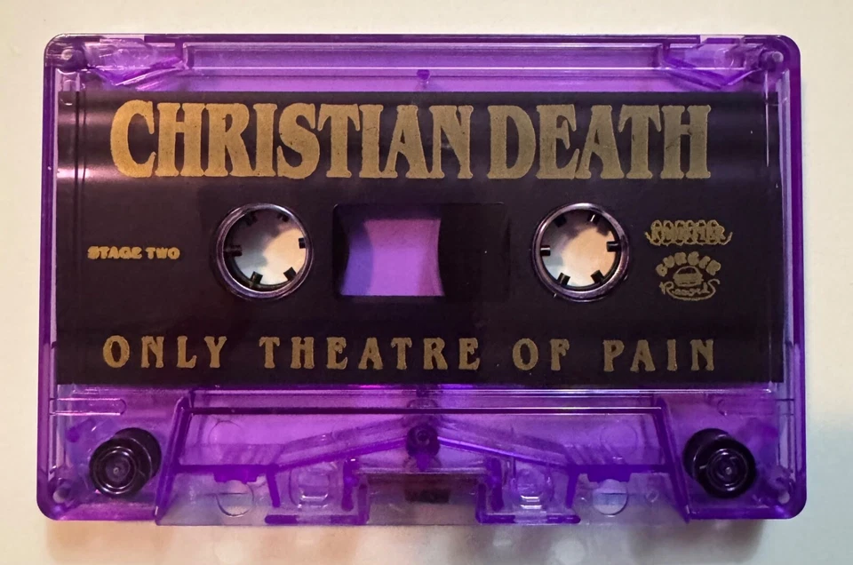 Christian Death Only Theatre Of Pain Goth Cassette Tape 2013 Burger Records Foto 4 de 4