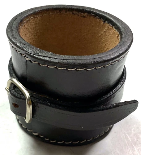 CIVIL WAR US CSA CARBINE RIFLE SOCKET- BROWN LEATHER