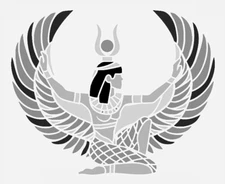 8"x10" Clear Plastic Stencil - Egyptian (ME346)*****