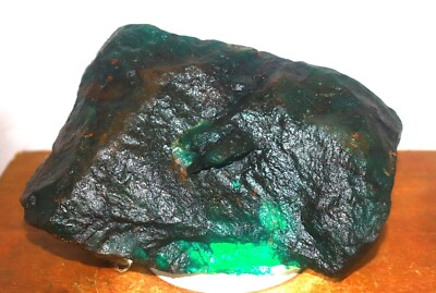 DYED  6775 Ct Emerald Huge Rough Earth-Mined Certified Green Loose Gemstone NS