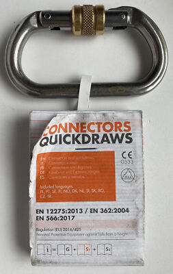 Climbing Technology Oval Stainless Steel 4C524 Carabiner