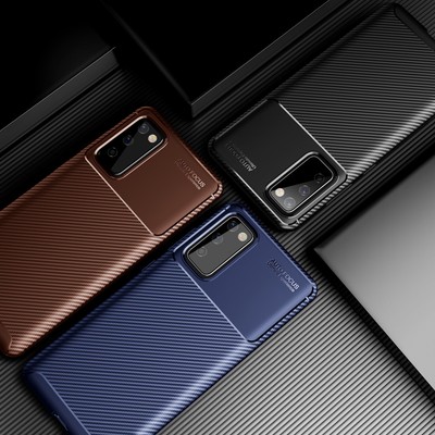 Hülle für Samsung Galaxy A10s A20e A21s A30s A40 A41 Note10 Lite Carbonoptik