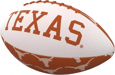 Logo Brands Officially Licensed NCAA Mini-Size Rubber Football Team Color