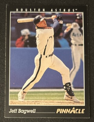 1993 Score Pinnacle Jeff Bagwell Baseball Card #10 Astros 1B Fair O/C