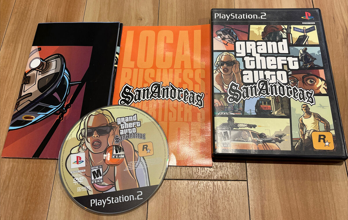 Jogo Grand Theft Auto: San Andreas - Ps2