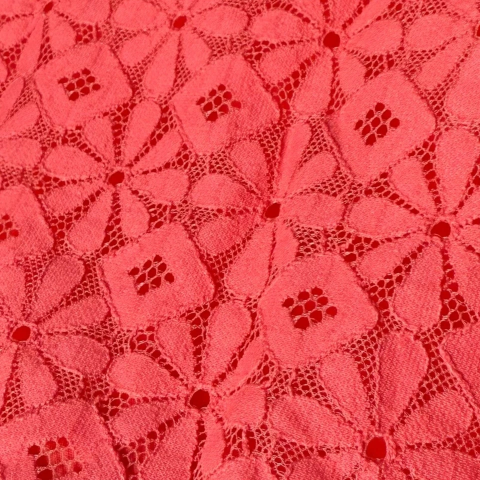 Vestido recto de encaje floral margarita 3T coral The Children's Place para niñas pequeñas NUEVO Foto 2 de 4