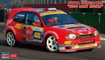 Modellauto Bausatz Hasegawa TOYOTA COROLLA WRC 2004 RALLY MONZA Maßstab 1:24