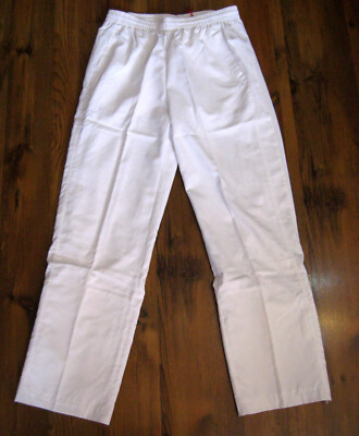YORK Damen Trainingshose Gr. 40, 42, 44 weiß Jogging Fitness Sport Hose THERY