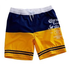 Corona Extra Striped Stretch Board Shorts Multi-Color