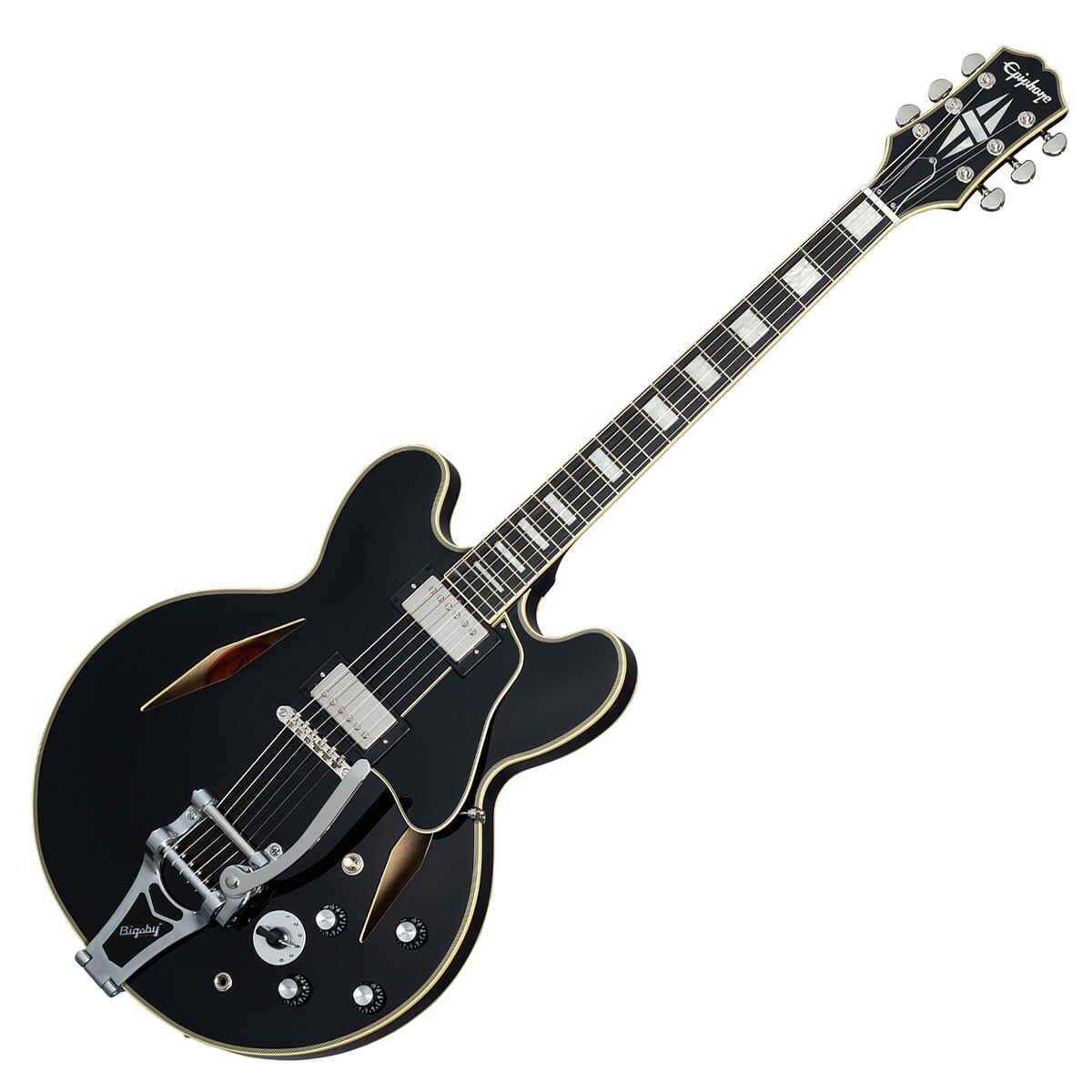 Epiphone Shinichi Ubukata ES-355 Custom Bigsby ver.02 Ebony From