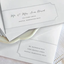 GARTNER STUDIOS Wedding Collection Wrap-Around Address Labels - 30ct