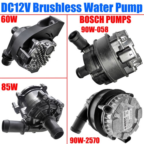 Electric 60W 85W 90W Brushless Engine Water Pump 12V Automotive
