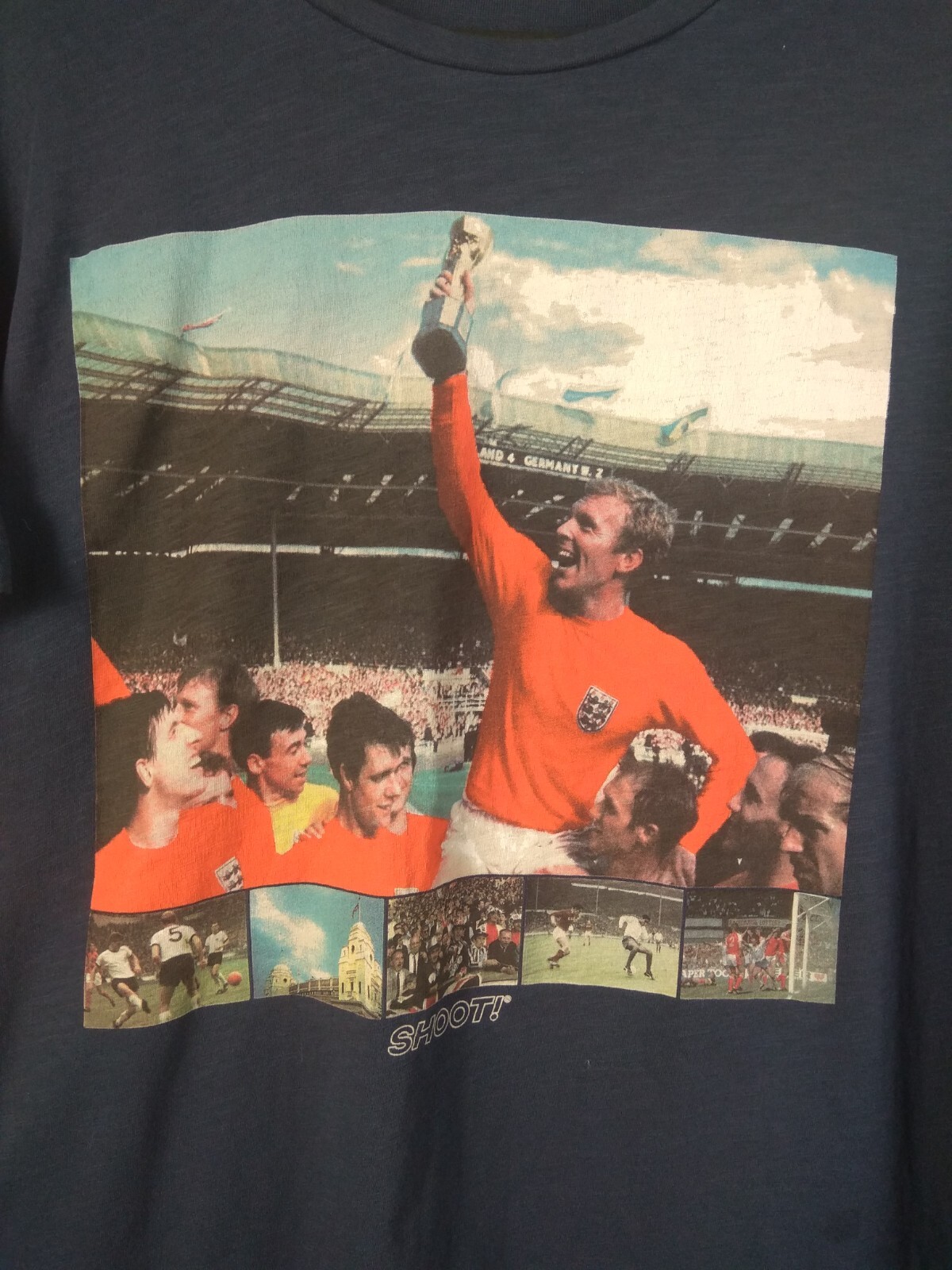 Bobby Moore World Cup Winners Jersey England Shirt 1966 Official Men XXL ig93 image 3