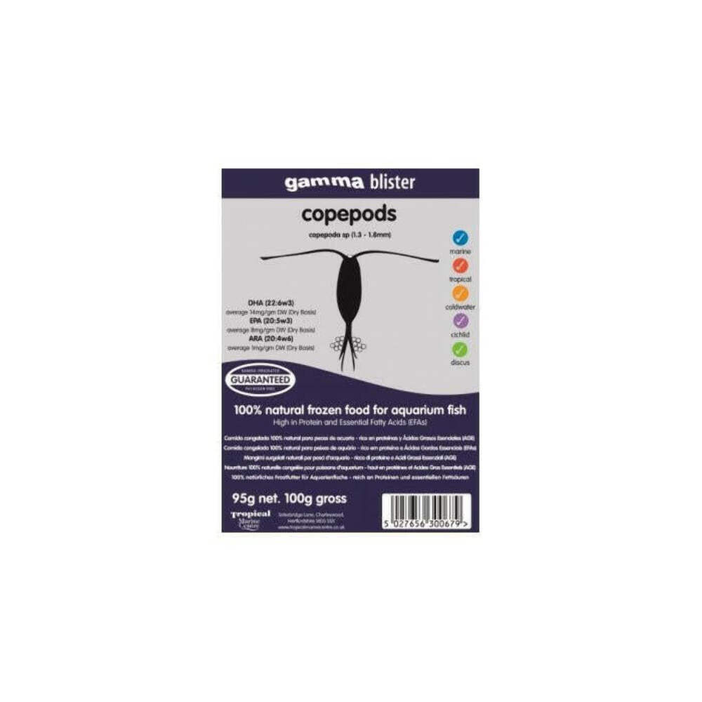 Gamma Copepods Blister Pack 100g