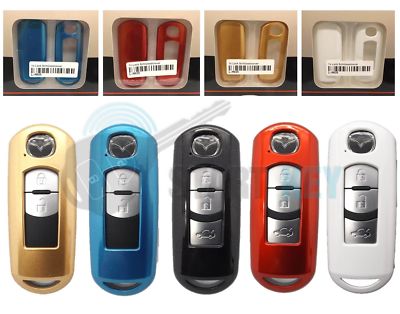 Mazda 2 3 4 5 6 MX5 CX7 CX9 CX3 CX5 Schlüssel Hülle Metallic chiave cle key 