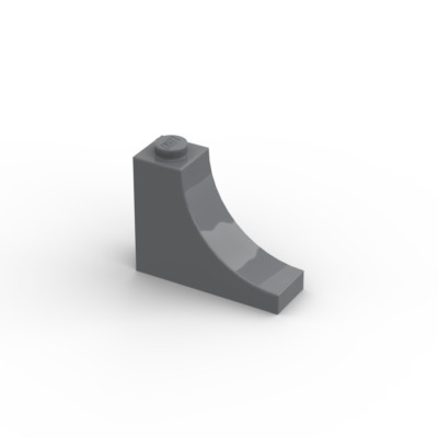 Lego 10x Bogenstein 1x3x2 arch inverted 18653 dunkelgrau dark bluish gray