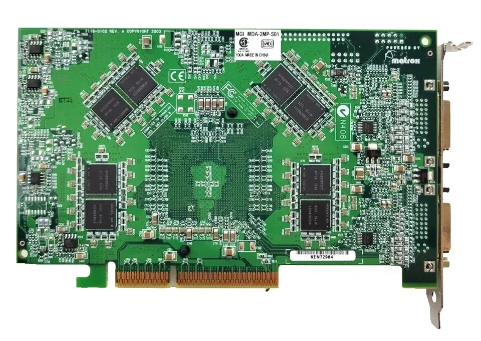 MATROX 7119-0102 MGI MDA-2MP-S01 CARD DOUBLE PORT NEW! - Image 3 of 4
