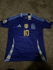 Argentina Adidas Away Soccer Jersey Copa America 2024 NWT Messi #10 Small