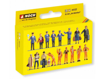 16122 Noch Ho Caractères de la Gare Plusieurs 18 Pièces Format XL Échelle 1:87