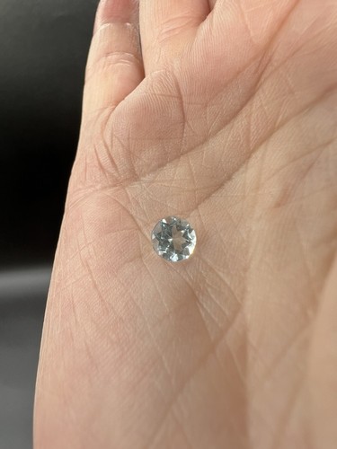 1/2 Carat Loose Round Faceted Cut Genuine Natural Blue Topaz Stone - Picture 10 of 12