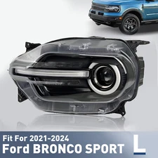 LED Headlight For 2021-2024 Ford Bronco Sport w/o LED Signature Projector Left
