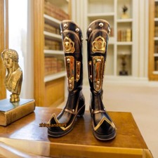Identity V Antiquarian Qi Shiyi Cosplay Boots Shoes Halloween Customized