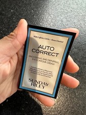 Image of Sunday Riley Auto Correct Brightening and Depuffing Eye Contour Cream 1ml