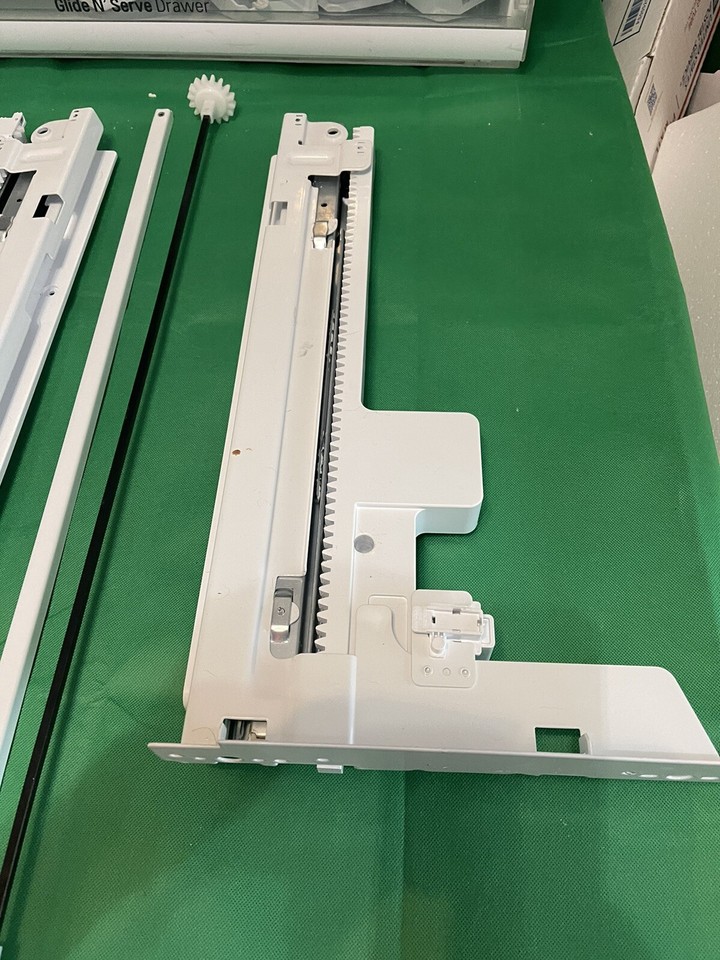 LG Refrigerator Freezer Drawer Slide Track Rails Support Bars Left/rt