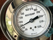 V25FR80EO512B REOTEMP 2-1/2" 20-220 TEMPATURE GAUGE