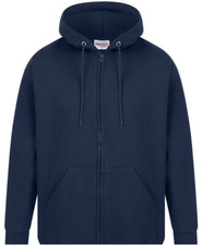 Image of Absolute Apparel Quality Zip Hoodie Navy Blue Adult (Unisex) XL Chest 44-46