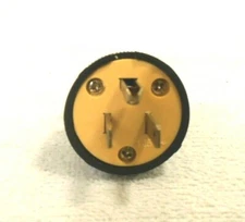 ONE NEW 15 AMP.  125V. MALE EXTENSION CORD REPLACEMENT END PLUG