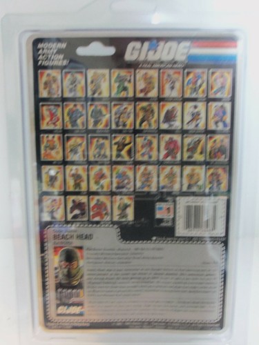 Vintage 1985 Hasbro GI Joe ARAH Cobra BEACH HEAD Ranger on Original Card READ - Picture 2 of 11