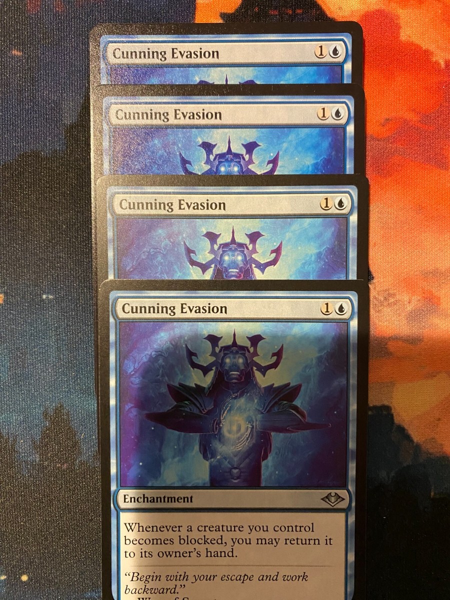 MTG Modern Horizons 1 Cunning Evasion x 4