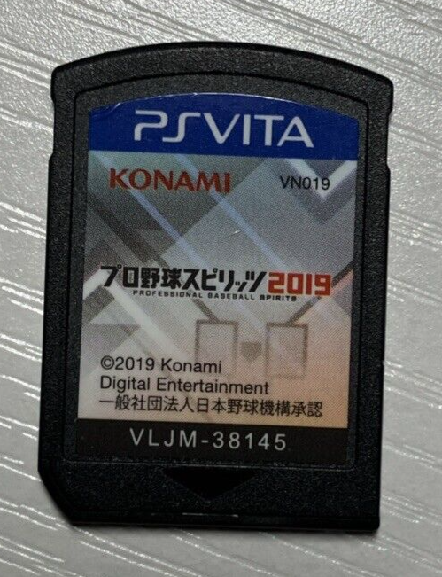 プレイステーションビーター Sony PS VITA Professional Baseball Spirits 2019 Japan region