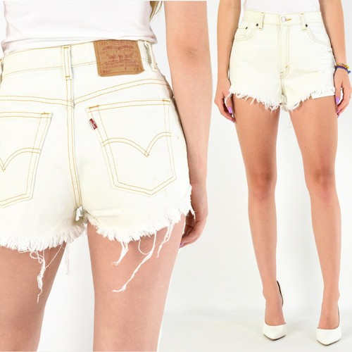 90s Vintage Womens 6 Levis 550 White 
