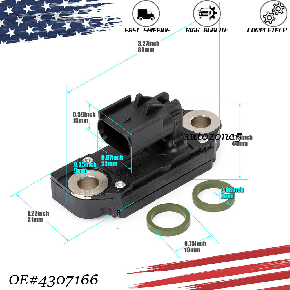 2872424 Diesel Engine EGR Delta DPF Pressure Sensor 4307166 For Cummins ...