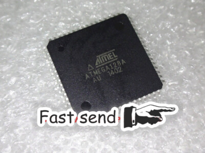 10pcs ATMEGA128A-AU QFP-64 8-bit Microcontroller NEW IC