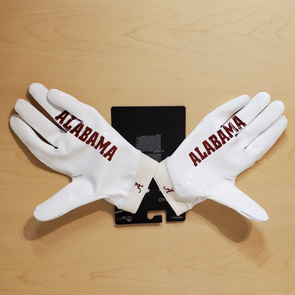『希少』新品　Nike Alabama アメリカンフットボールグローブ　L Nike Superbad 6.0 Size 4XL Football Gloves NCAA Alabama