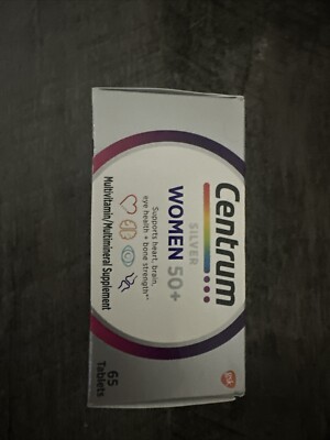 Centrum Silver Womens 50 Plus Vitamins, Multivitamin Supplement, 65 Count